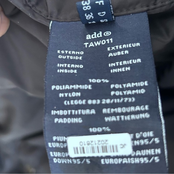 Add Down Long Parka Puffer Coat | Size 4 | Made in Italy - Picture 13 of 14